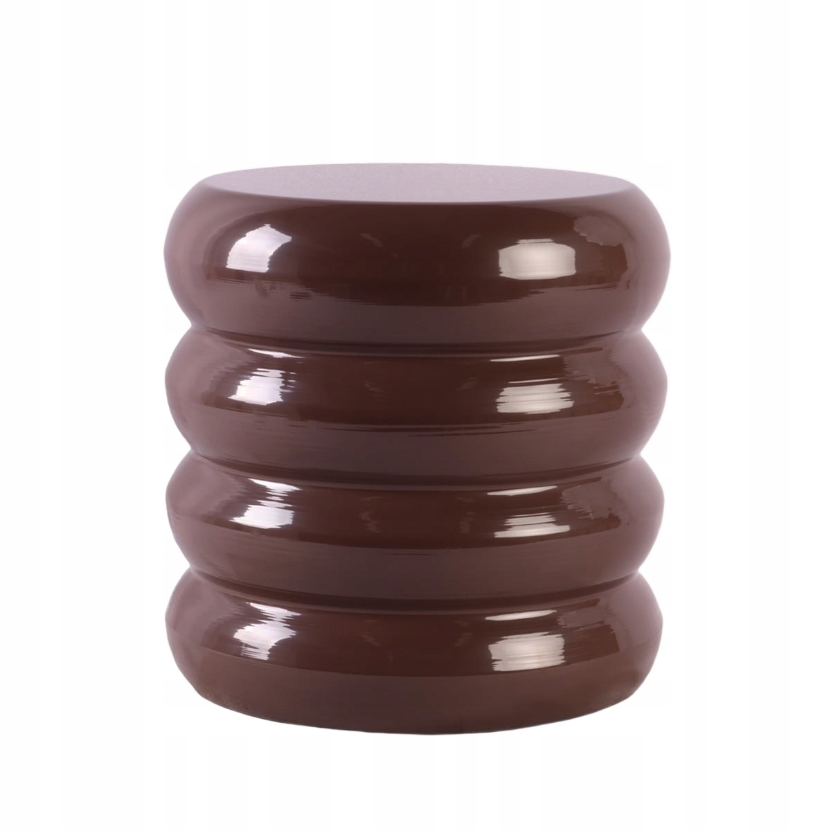 Kávový stolek Soltre kovový hnědý 37,5 x 37,5 cm Homla