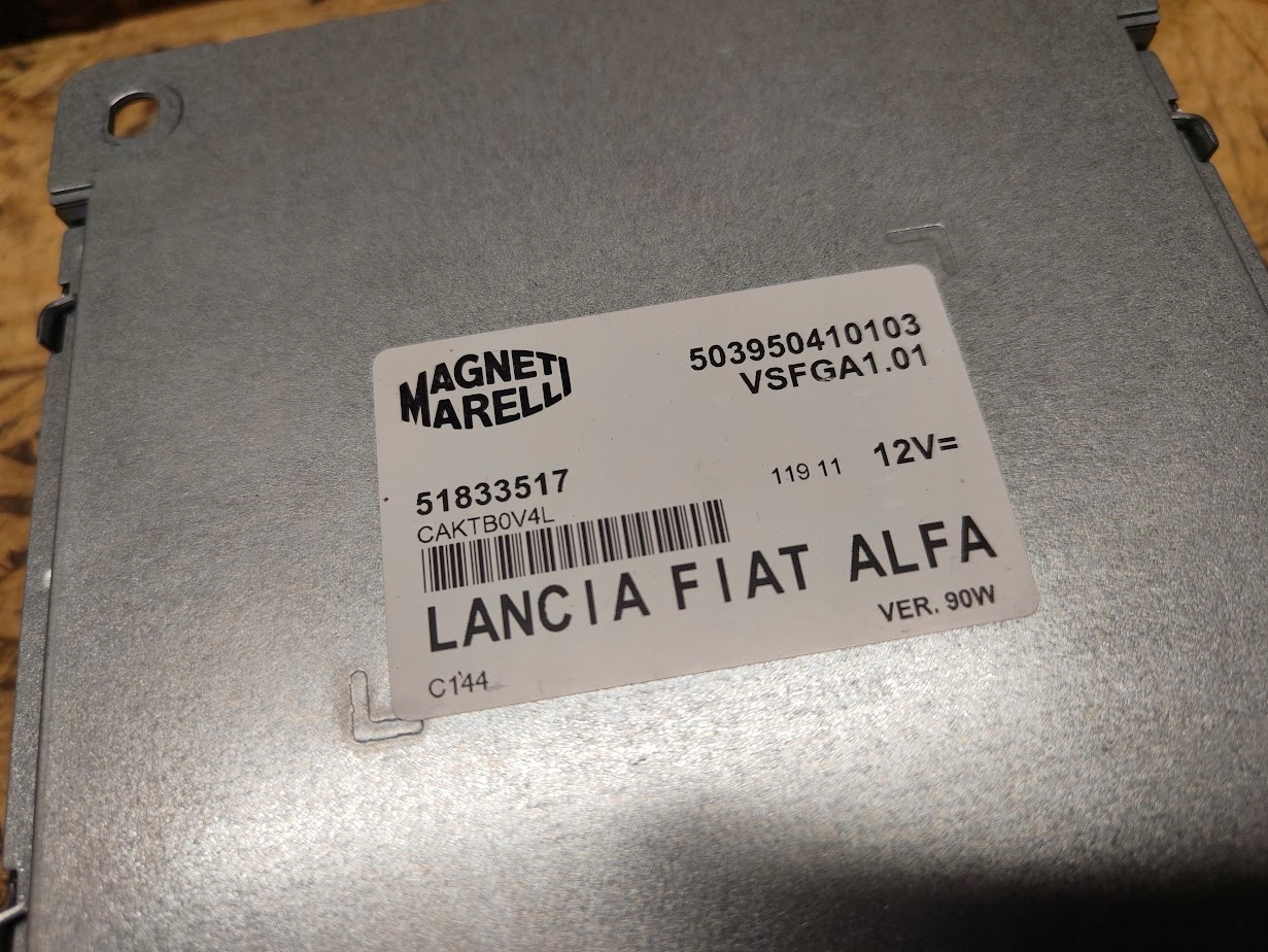 Moduł Radia Fiat 500 51833517 Numer katalogowy części Moduł Radia Fiat 500 51833517