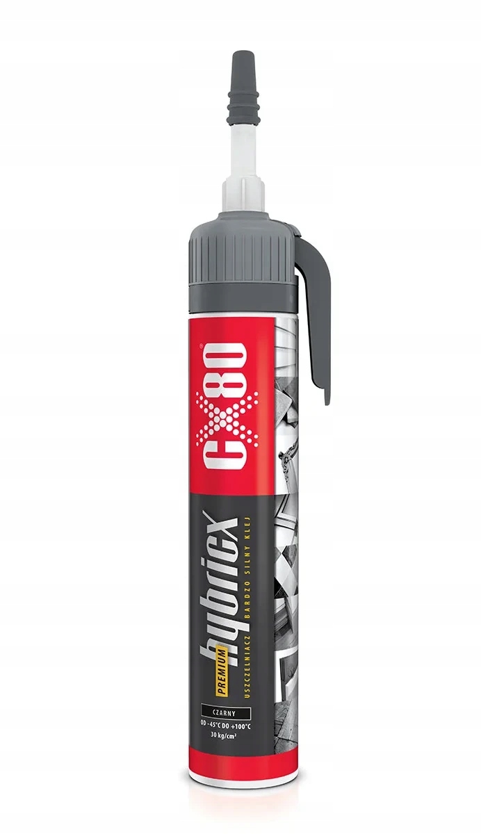 CX-80 Hybricx Premium Czarny 210g Mocny Klej Hybrydowy i Uszczelniacz CX80
