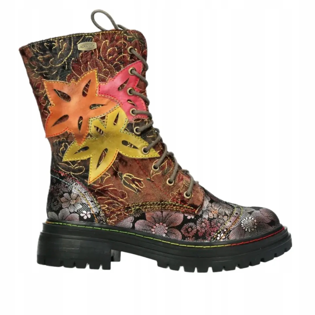 Dámské kotníkové boty Laura Vita Kandyo 83 marron hnědé 40, Hnědá