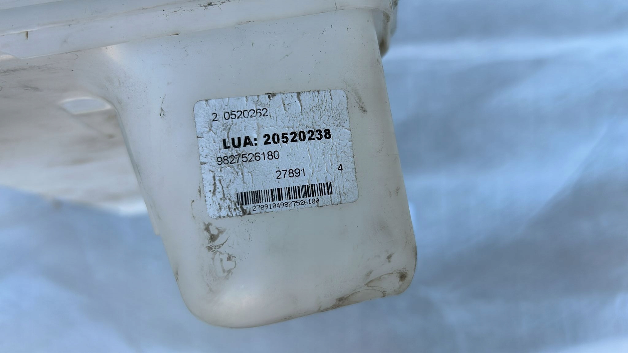 washer fluid tank TOYOTA PROACE 16- CITROEN JUMPY EXPERT