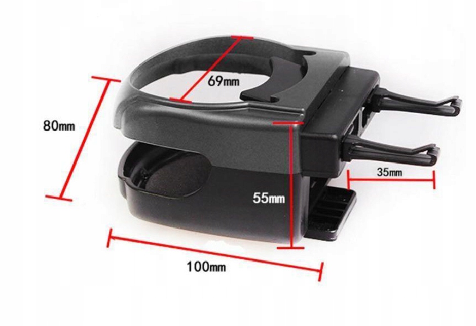 SAMOCHODOWY UCHWYT NA KUBEK NAPOJE PUSZKI HOT DOG DO AUTA KRATKI NAWIEWU EAN (GTIN) 5907451320952