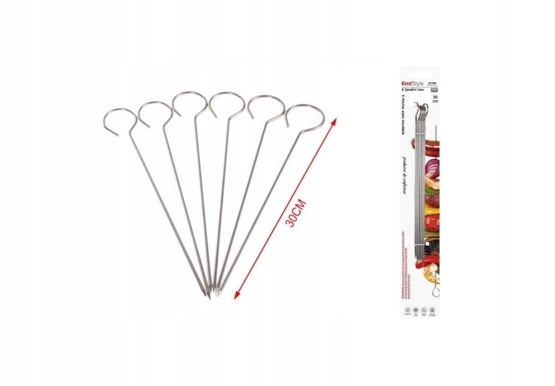

Szpilki Do Szaszłyków Szpikulce 30cm Komplet 6szt