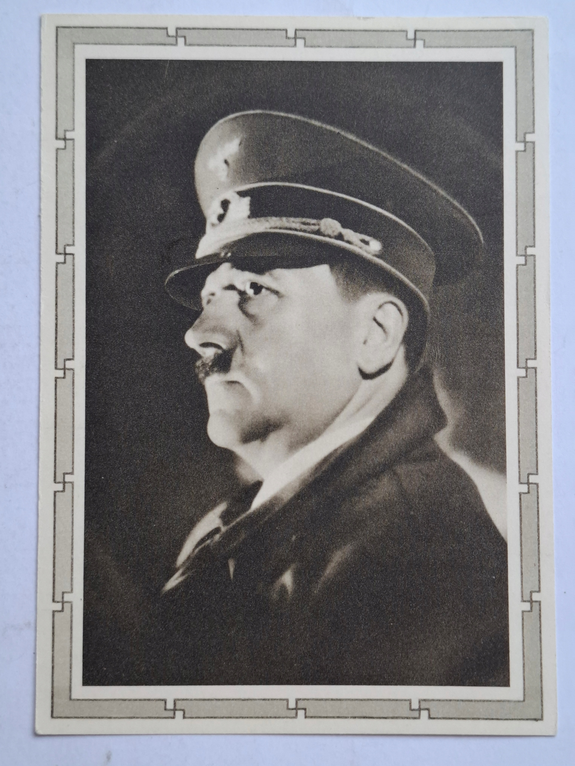 Pocztówka Niemcy Propaganda Rzesza znaczek całostka