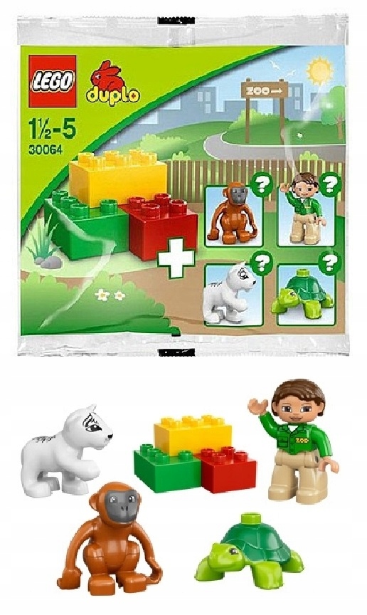 Lego Duplo 30064 Zestaw Zoo Polybag Random Bag Dla Kolekcjonerów Unikat