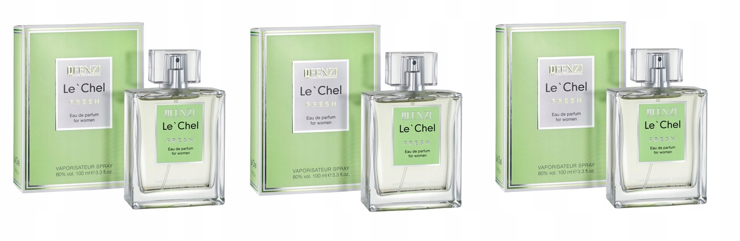 JFenzi Le'Chel Fresh 3x100 ml parfémovaná voda