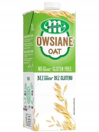 Levně 5 x Ovesný nápoj s vápníkem a vitamíny 1 L Vegevita Mlekovita