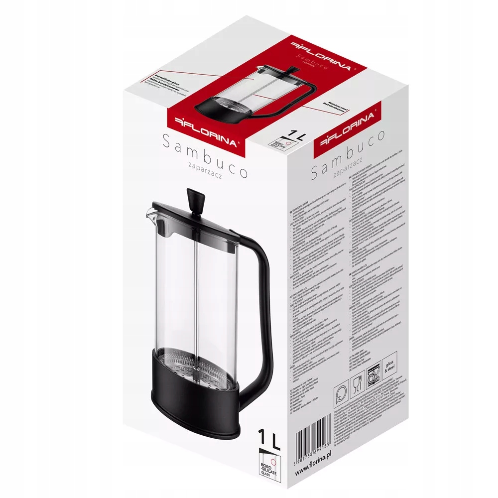 Zaparzacz dzbanek Florina Sambuco 1000 ml Marka Florina