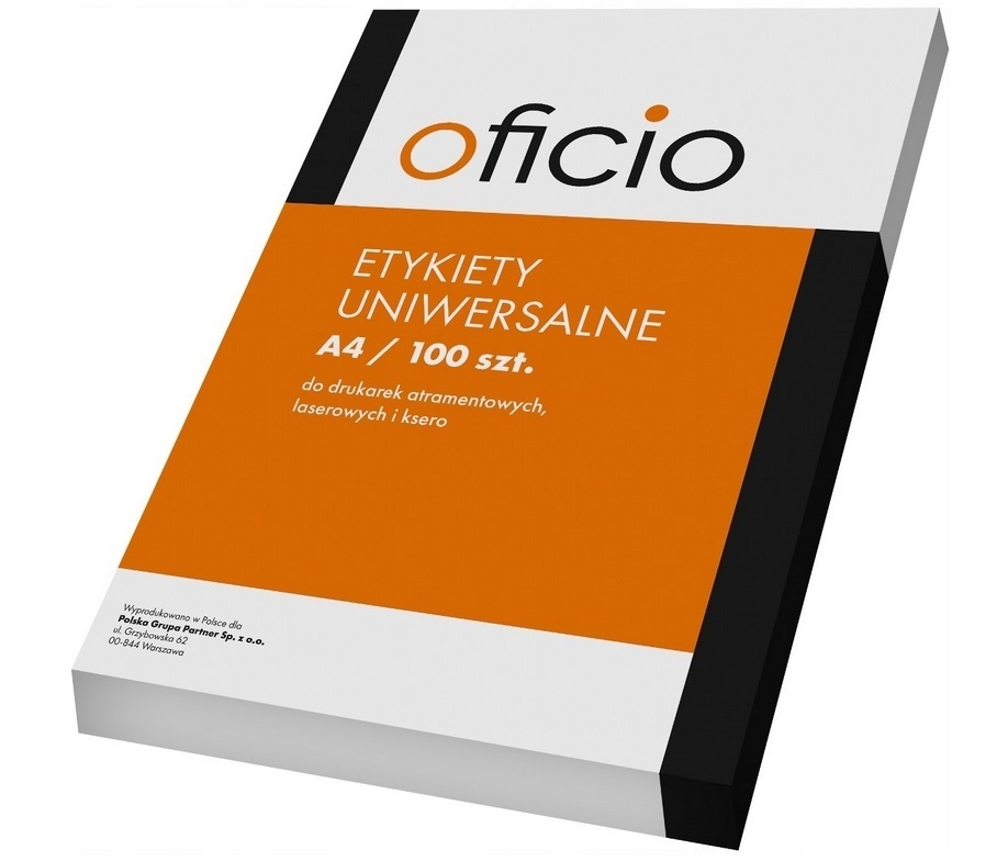 PAPIER SAMOPRZYLEPNY ETYKIETY A4 CD DVD