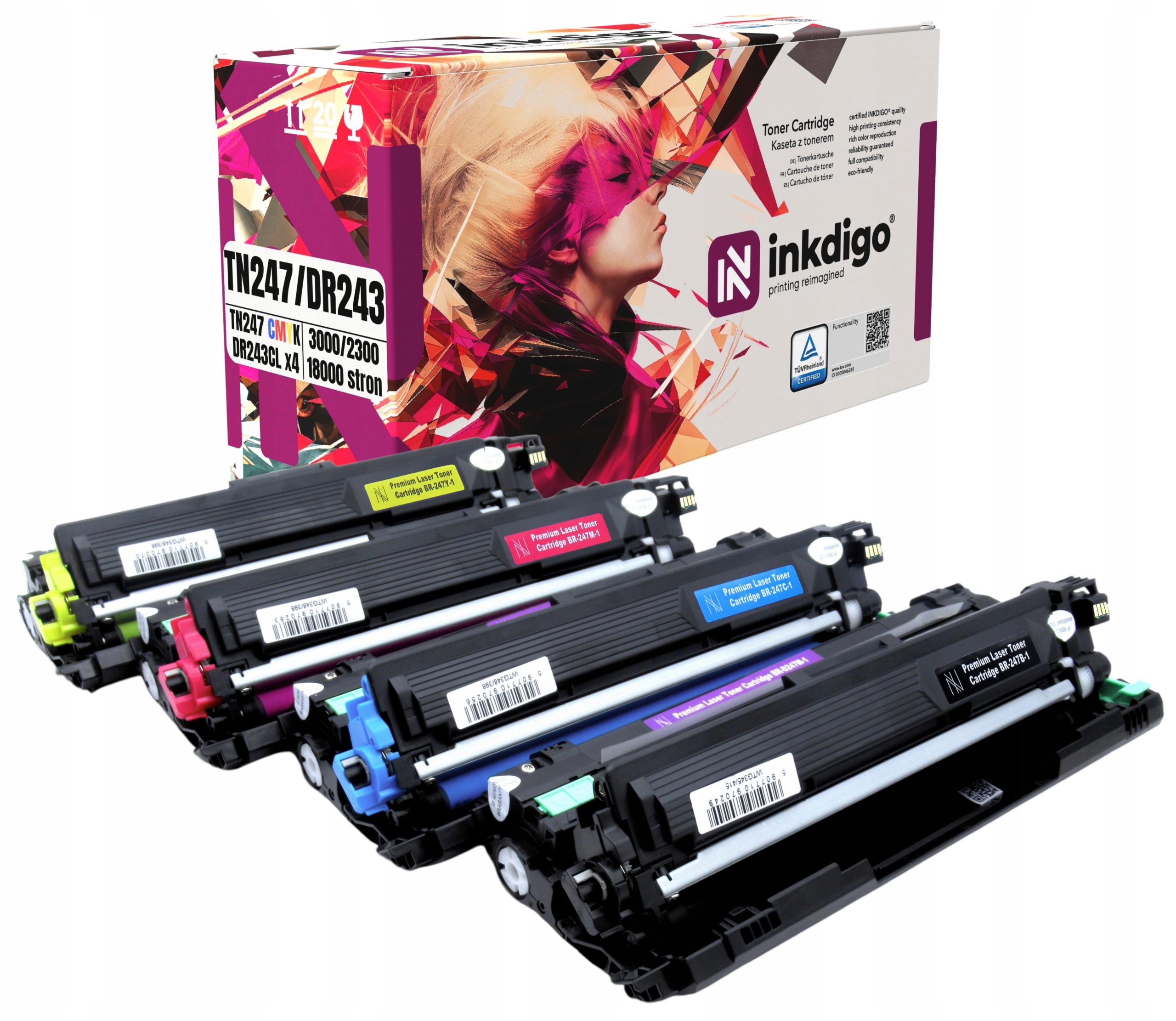 4x Toner Buben pro Brother HL-L3270 L3270CDW