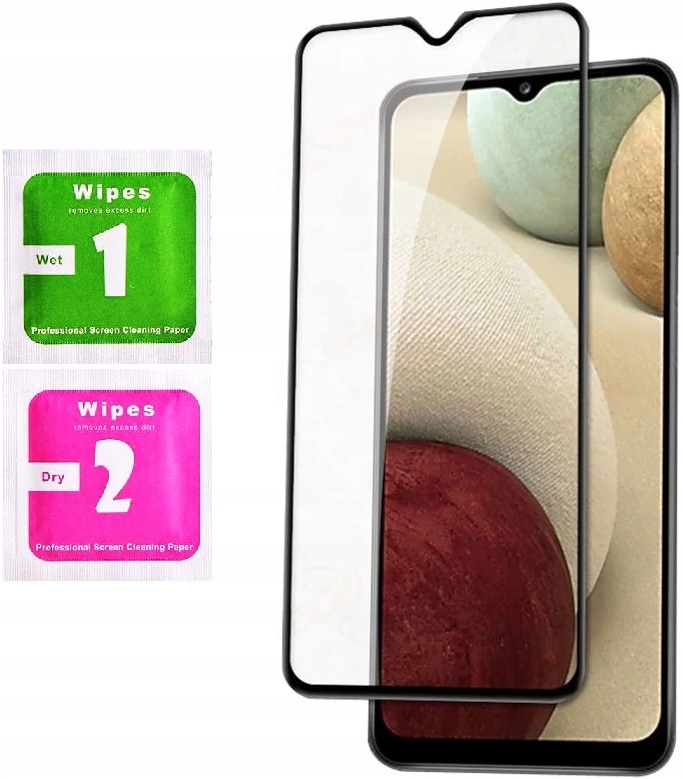 

Szkło do Samsung Galaxy A12/M12 Cały Ekran Full 5D