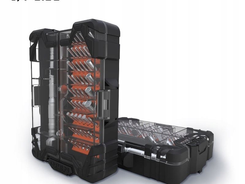 Profesjonalny Zestaw Narzędzi Precyzyjnych JAKEMY 62w1 Kod producenta JM-8163