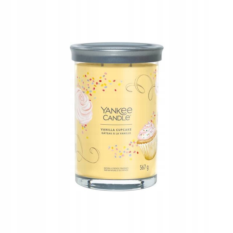 Yankee Candle Signature Large Tumbler Sweet & Spicy Vanilla Cupcake, 567 g