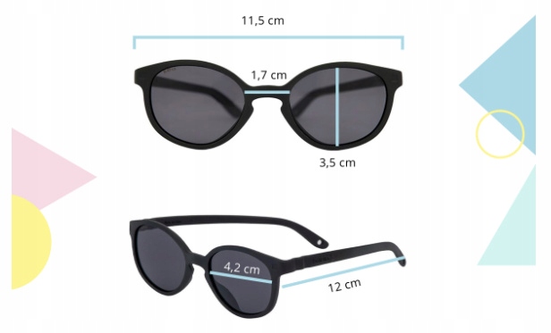 KIETLA WAZZ OKULARY PRZECIWSŁONECZNE DLA DZIECI RÓŻOWE BLUSH 2-4 LATA UV Kolor różowy