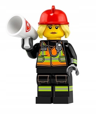 Lego Minifigures Seria 19 71025-8 Strażaczka