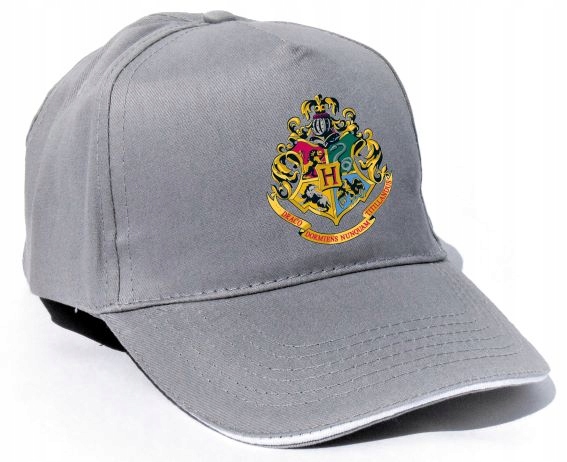 

Szara Czapka z daszkiem Harry Potter Crest