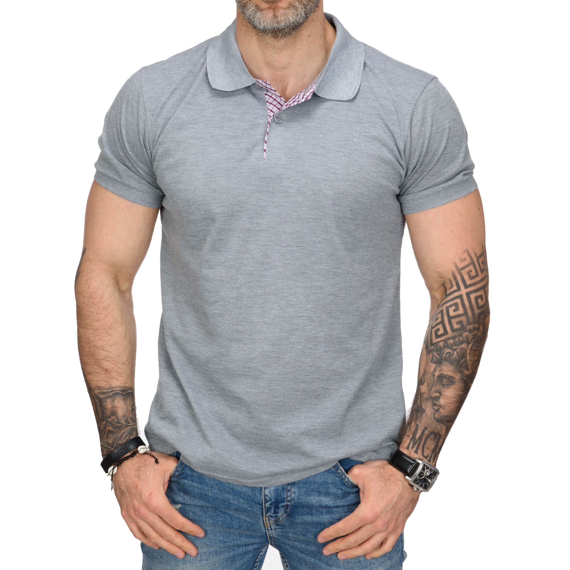 

P313 r. XL Męska Koszulka Polo Gładka Polówka