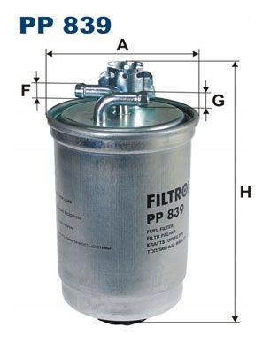 

Filtr Paliwa Flitron Pp 839 Wk 842/4 KL75