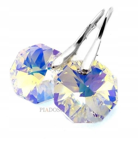 Krásné krystaly a náušnice Aurora Stříbro