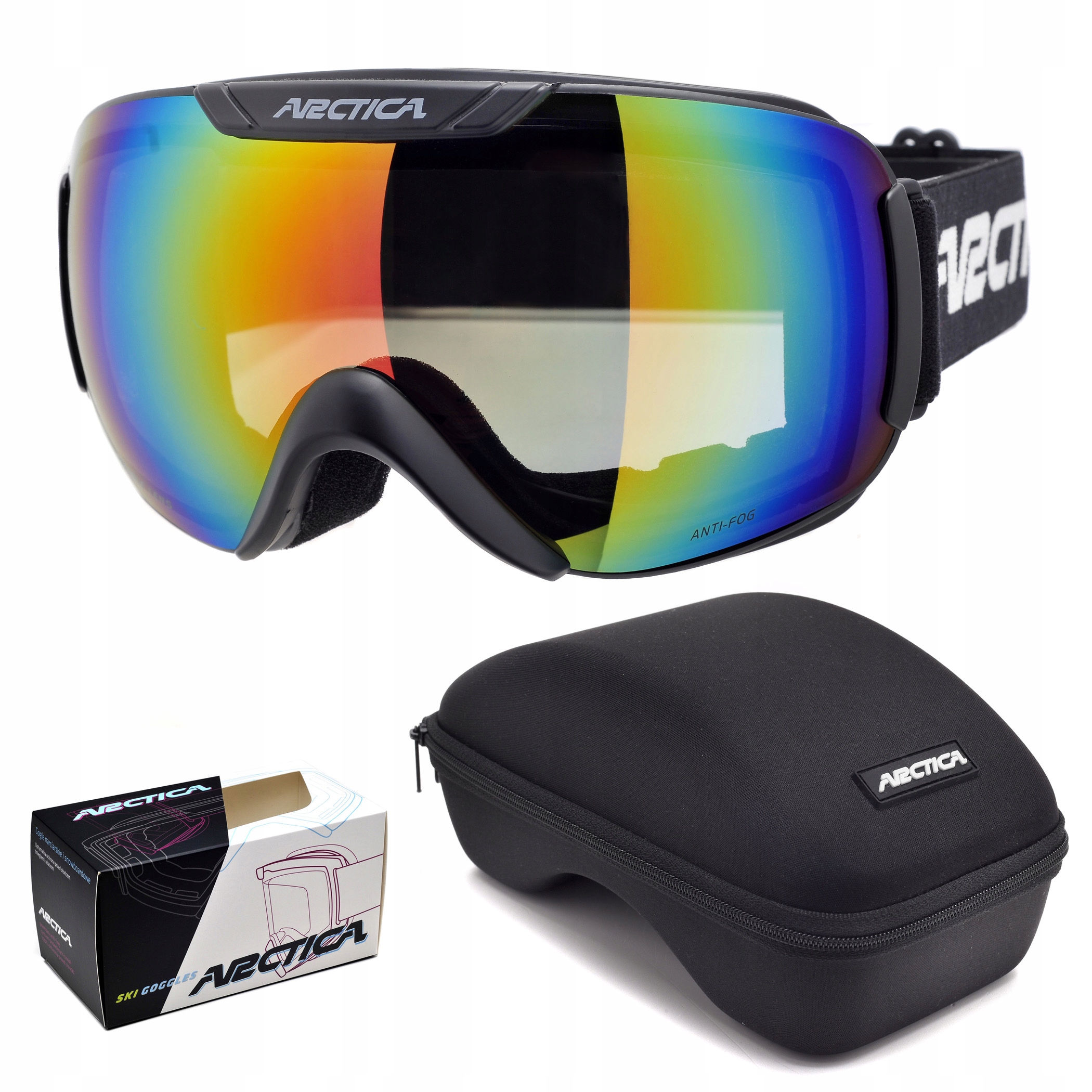 Lyžařské Brýle Arctica G-117B S Dvojitým Sklem A Povrchovou Úpravou Revo