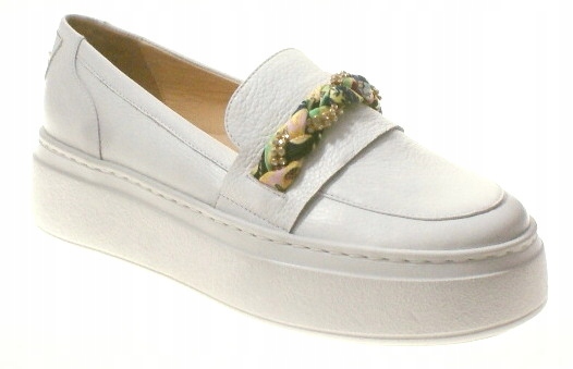 Laura Messi 2816 Polobotka Bílá Vel 38