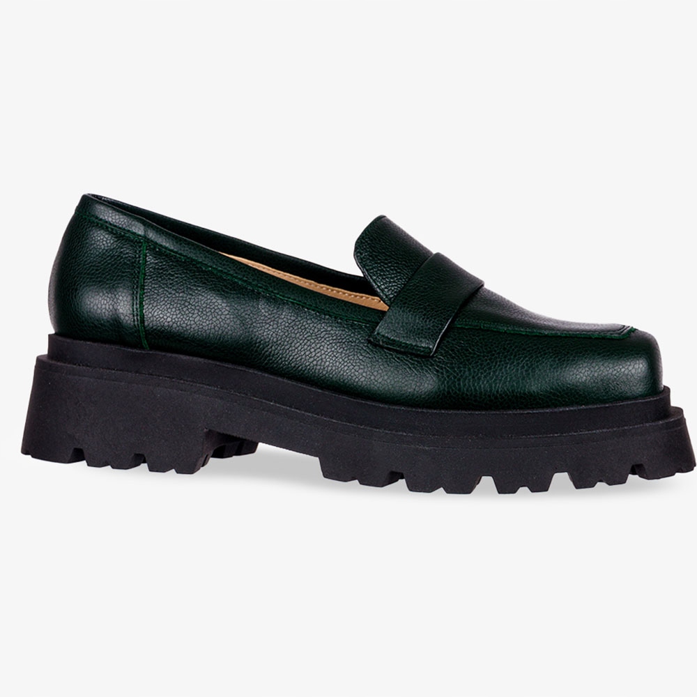 MOKASYNY PÓŁBUTY NA PLATFORMIE POLSKA SKÓRA NEW 40 Marka Casu