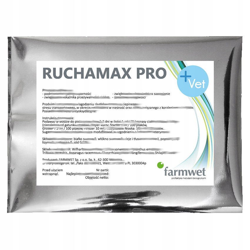 

Farmwet Ruchamax Pro 100g Na poprawę apetytu