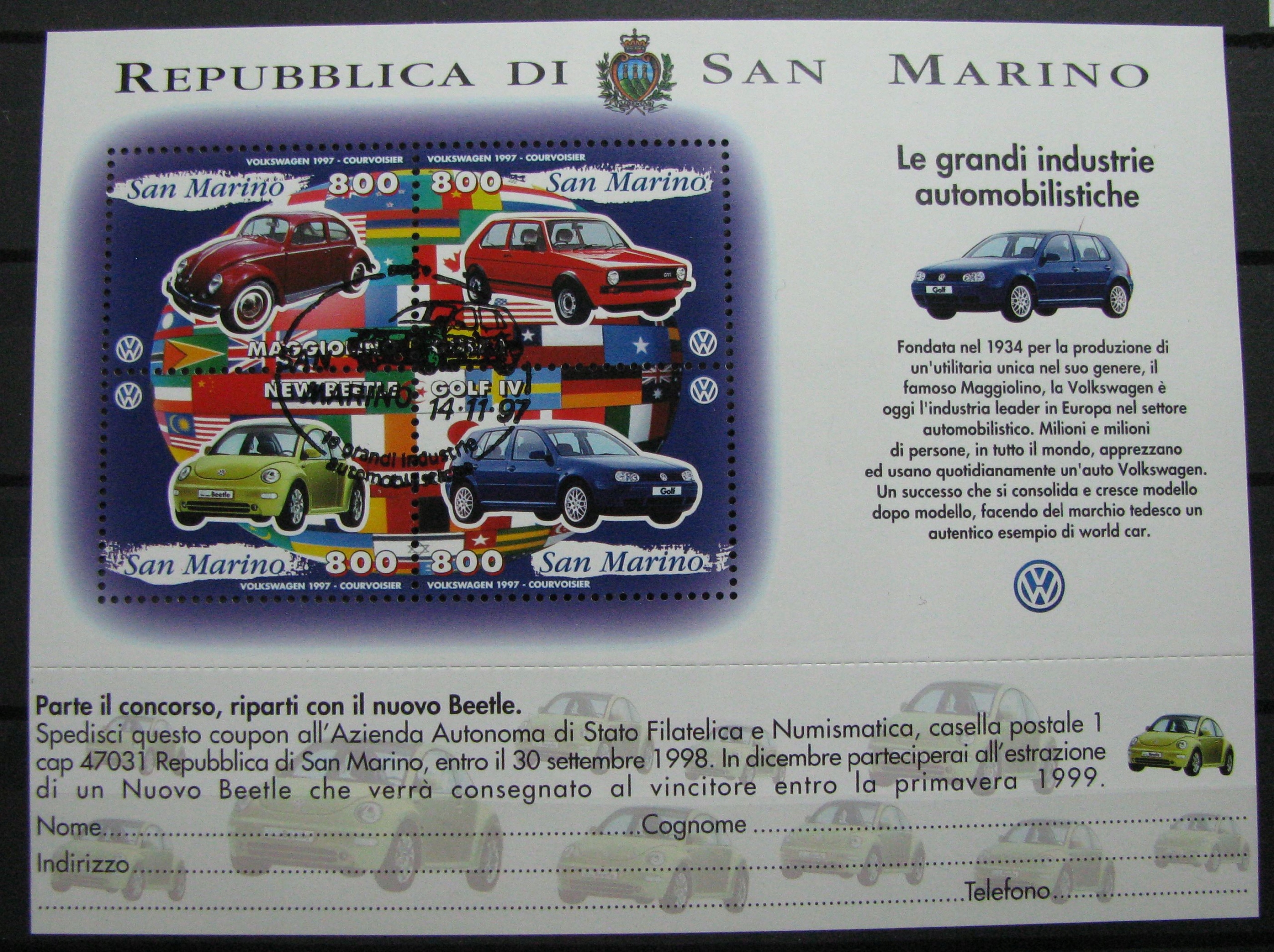 SAN MARINO - Mi blok 23