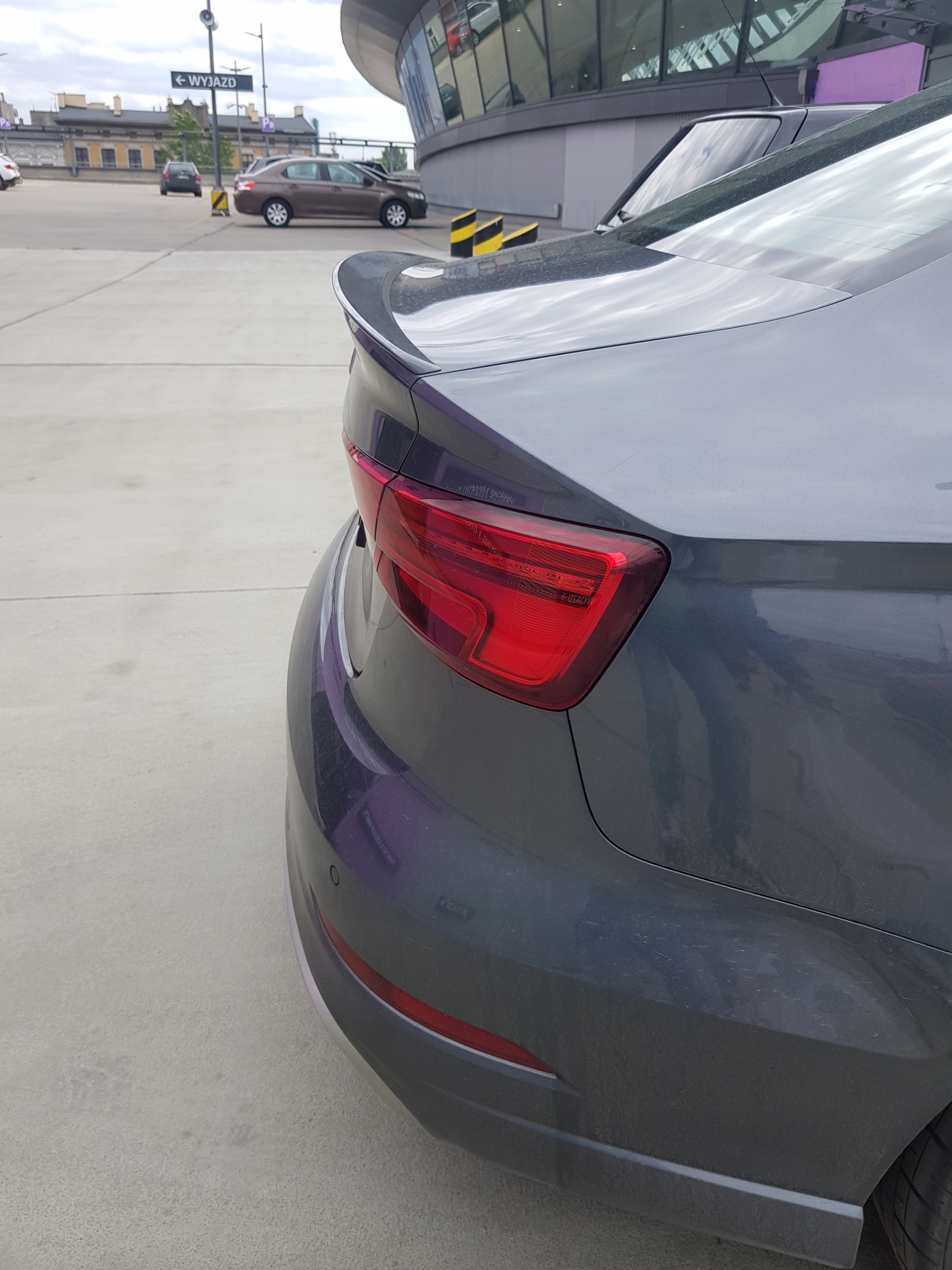 AUDI A3 S3v WZOR Rs3 СЕДАН СПОЙЛЕР КРИЛО-ОБДУВА ПІШОХІД