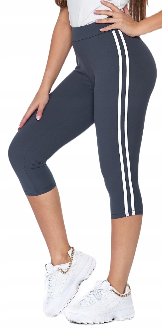 

Leginsy 3/4 Getry Rybaczki Kolor Duże 3XL