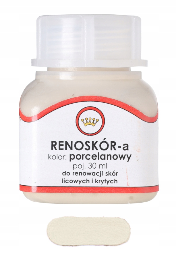 

Renoskór Farba Lakier Do Skóry Porcelanowy