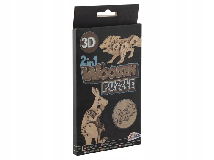 

Eko Puzzle Drewniane Ruchome 3D certyfikat Fsc
