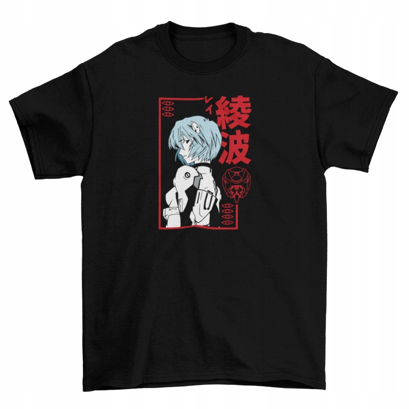 

Koszulka Evangelion Anime Manga Czarna 2 L