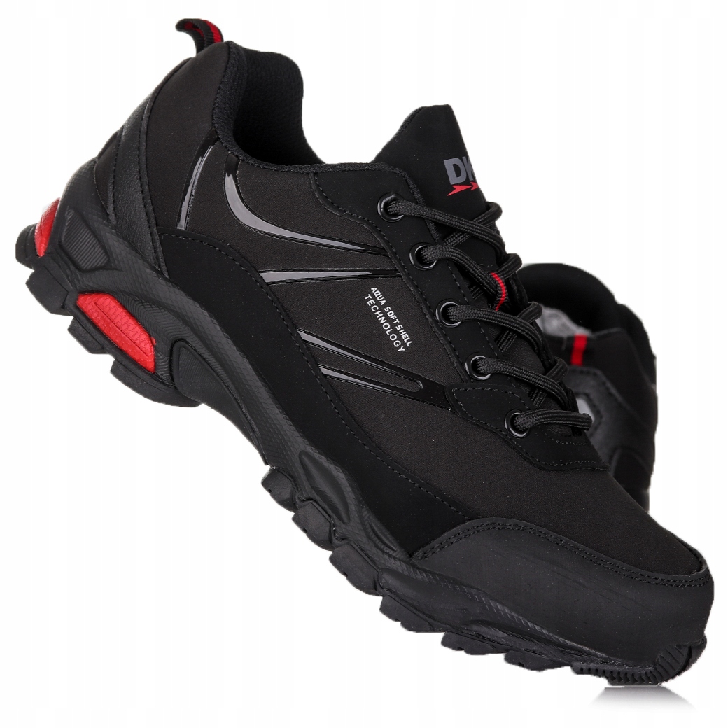 Buty damskie Dk Falcon 15507 Blk Red D Wodoodporne