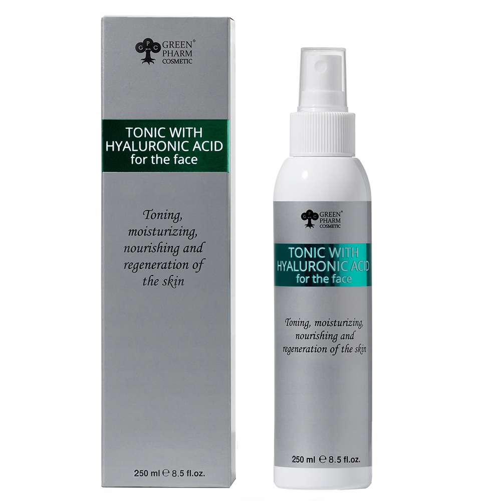 Green Pharm Cosmetic Tonic With Hyaluronic Acid tonikum na obličej 250 ml
