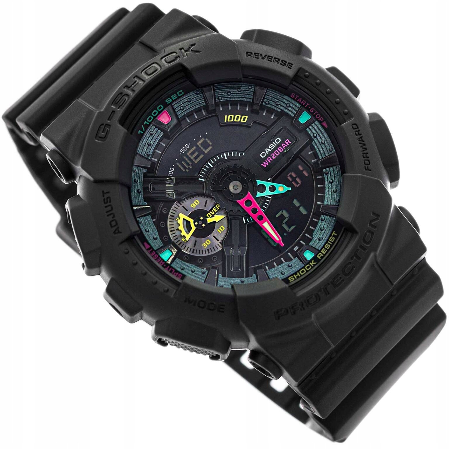 Pánské Hodinky Casio GA-110MF-1AER G-shock Pro Plavání, Alarm Odolný