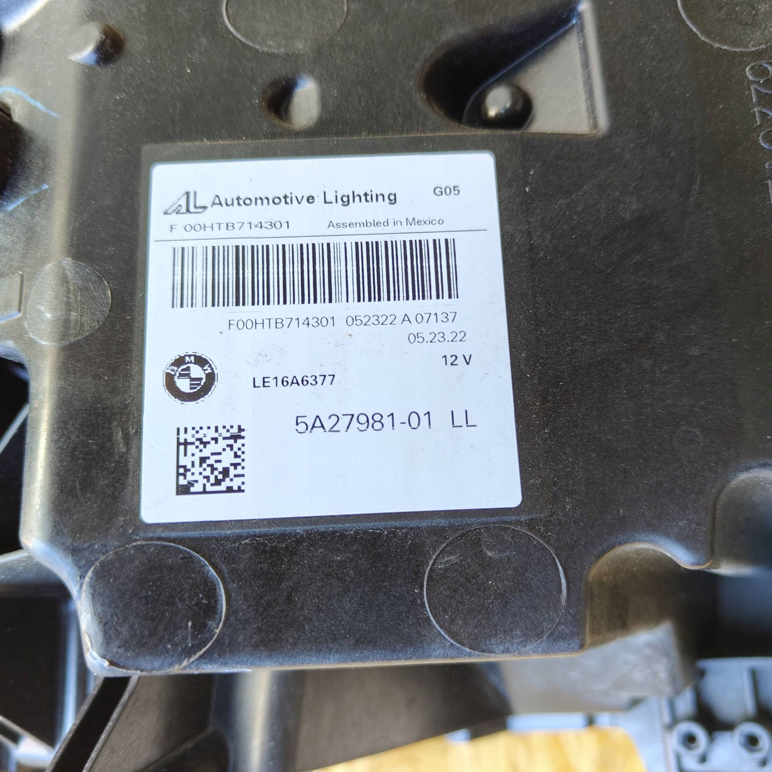 Reflektor front side left BMW X5 G05 F00HTB714301
