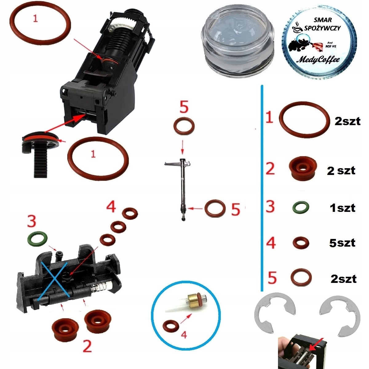 USZCZELKA JURA C9 C5 C70 C60 C50