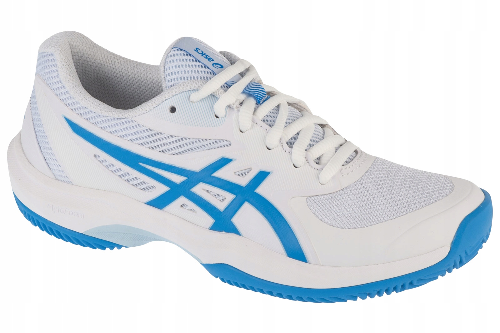Asics Game Ff Clay/oc [40,5] Dámské tenisové boty z bílé tkaniny
