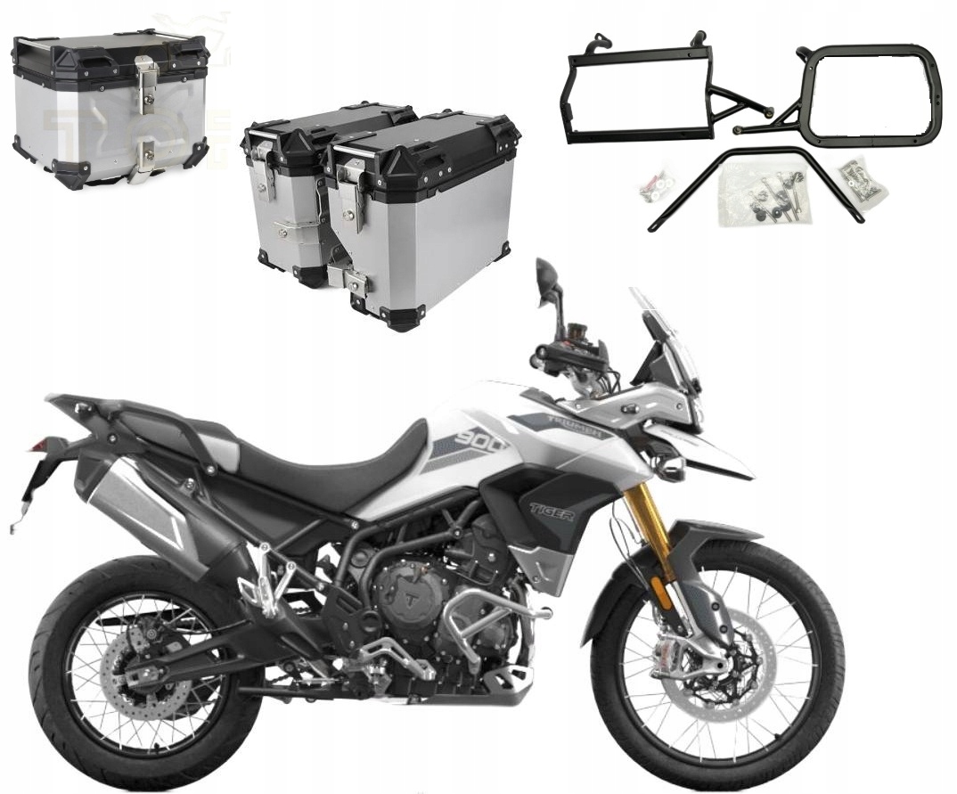 TopX Boční Hliníkové Kufry Triumph 900 Tiger Gt Pro Rally 20+