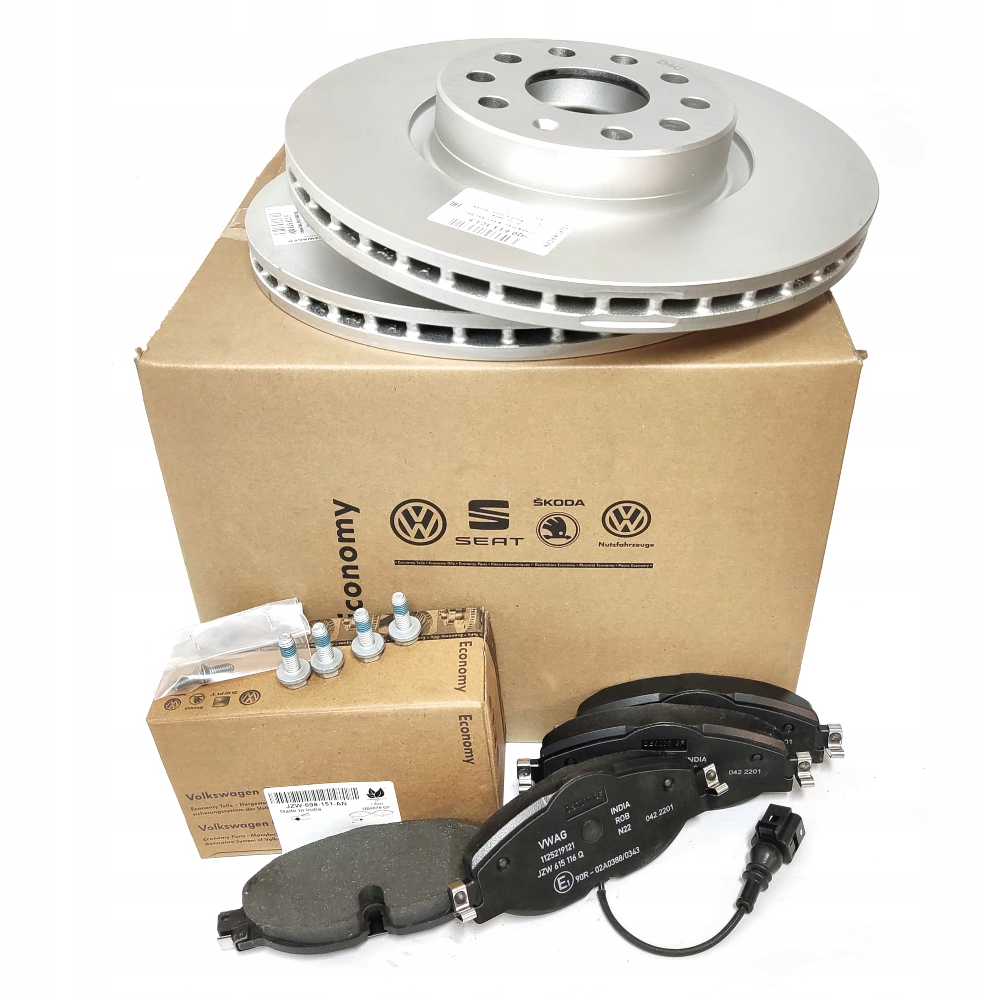 Диски 5q0615301f колодки JZW698151AN OE оригінал