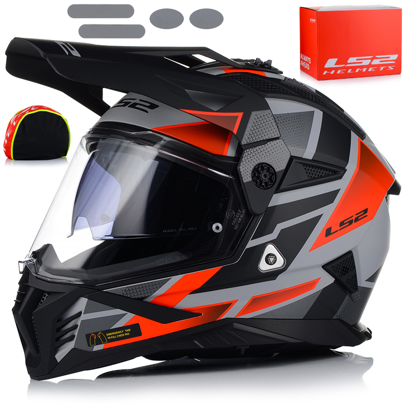 Motocyklová Prilba LS2 MX702 Pioneer Enduro Cross Štvorkolka Atv Sklo Blenda