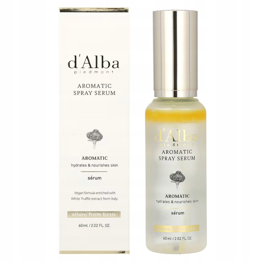 d'Alba Dvoufázové sérum na obličej v mlze s bílým lanýžem 60 Ml