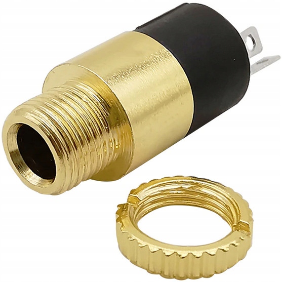 

Gniazdo jack słuchawkowe 3.5mm przykręcane metal