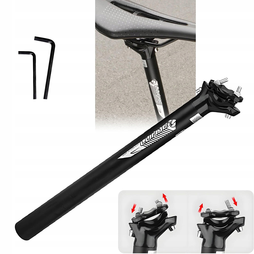 Sztyca Amortyzowana Wspornik Siodełka Rowerowego 27.2mm 400mm