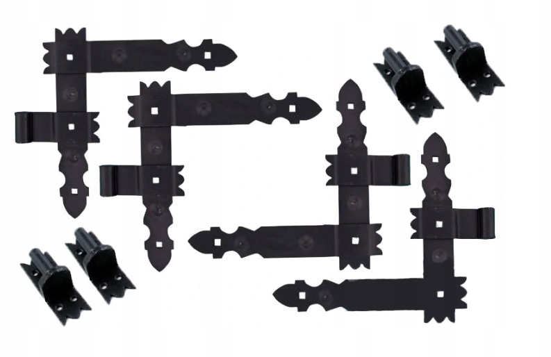 

Zawias Garażowy Drzwi Kątowy Pasowy 400mm Kpl 4szt