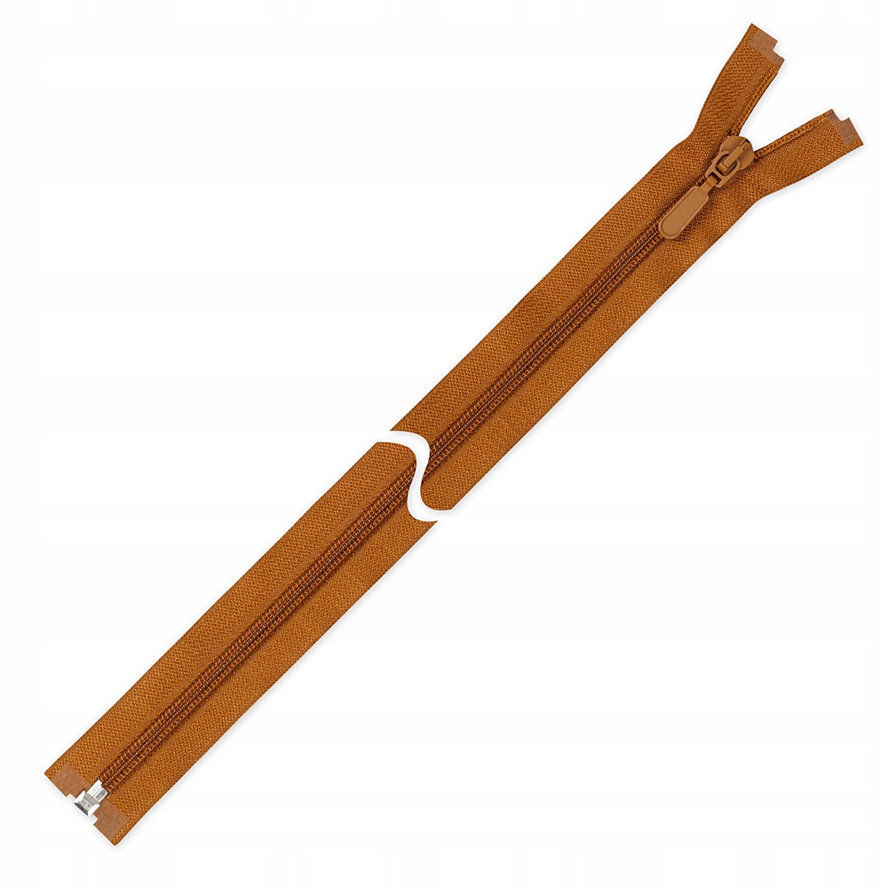 Zamek błyskawiczny do kurtki 40 cm beżowy żyłka
