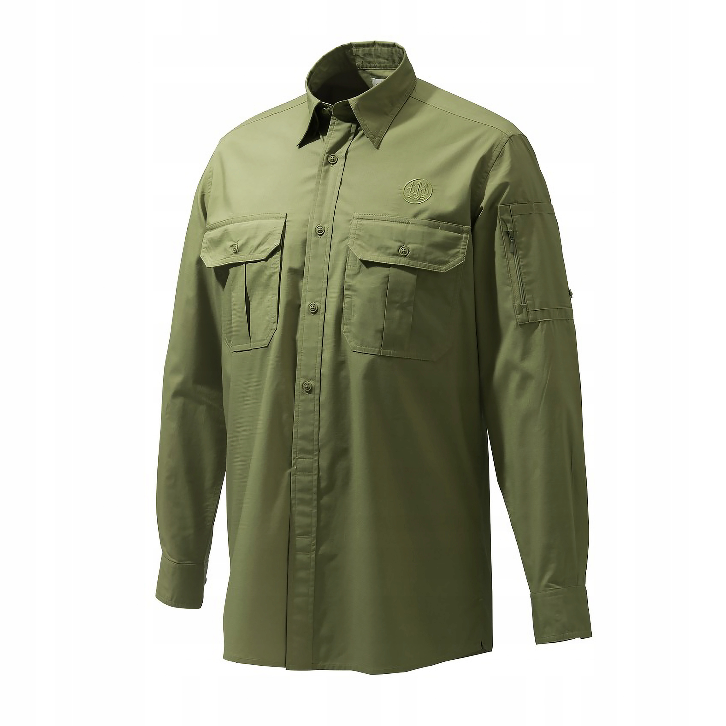 Koszula Beretta Mortirolo Shirt Long Sleeve, oliwkowa XL