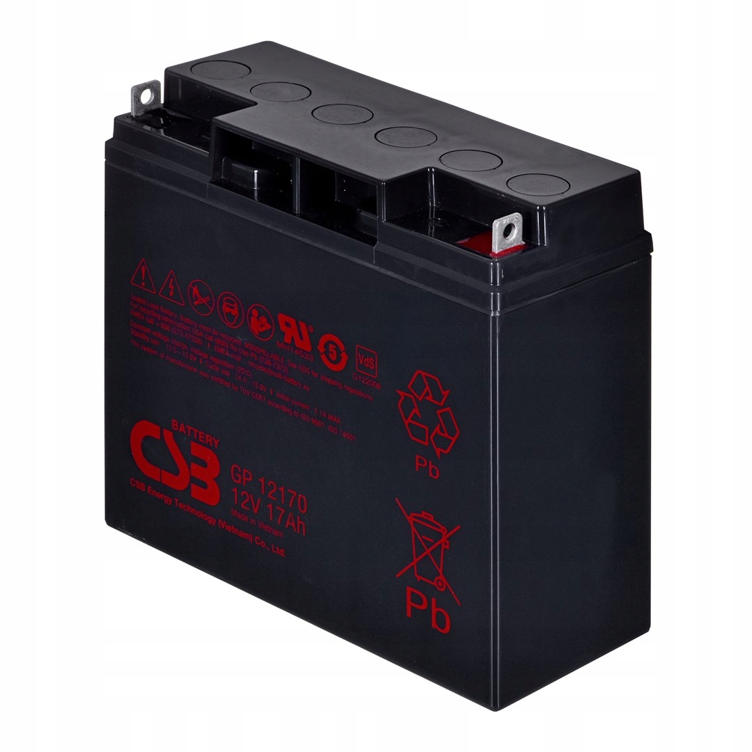 Bateria Csb GP12170B1 12V 17Ah Vrla Agm Zasilanie awaryjne