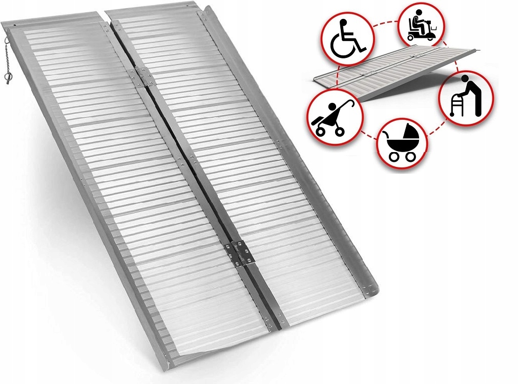 RAMPA UNIWERSALNA 1 22m ALUMINIOWA do 270kg